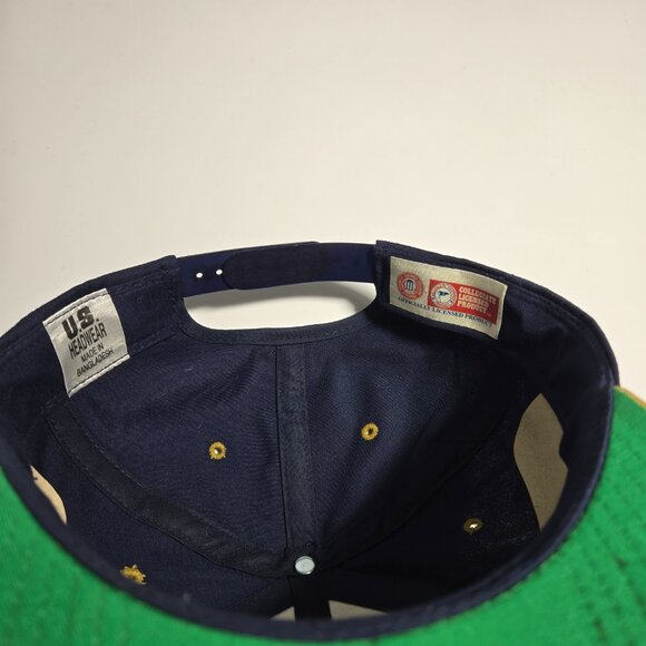 Vintage ND Notre Dame Snap Back Hat Cap Fighting Irish - Picture 6 of 7